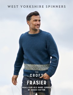 West Yorkshire Spinners - Frasier - Jumper by Sarah Hatton in The Croft Shetland DK (downloadable PDF)