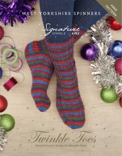 West Yorkshire Spinners - Twinkle Toes - Socks by Winwick Mum in Signature 4 Ply (downloadable PDF)