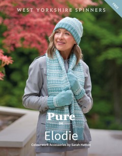 West Yorkshire Spinners - Elodie - Colourwork Accessories by Sarah Hatton in Pure DK (downloadable PDF)