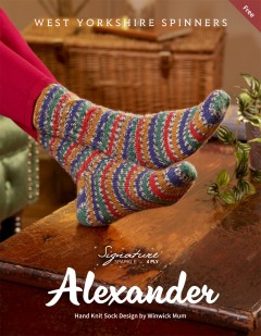 West Yorkshire Spinners - Alexander - Socks by Winwick Mum in Signature 4 Ply (downloadable PDF)