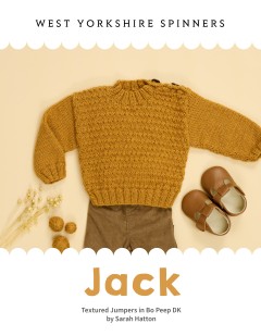 West Yorkshire Spinners - Jack - Jumpers by Sarah Hatton in Bo Peep Luxury Baby DK (booklet)