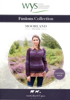 West Yorkshire Spinners Aire Valley Aran Fusions - Moorland Sweater (leaflet)