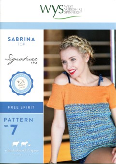 West Yorkshire Spinners - Sabrina Top in Signature 4 Ply (downloadable PDF)