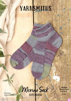 Yarnsmiths - 7154 - Knit Shorty Sock (downloadable PDF)