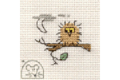 Mouseloft - Tiddlers - Owl (Cross Stitch Kit)