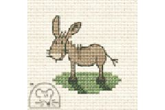 Mouseloft - Tiddlers - Donkey (Cross Stitch Kit)