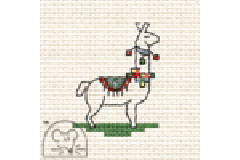 Mouseloft - Tiddlers - Llama (Cross Stitch Kit)