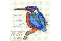 Mouseloft - Stitchlets - Kingfisher (Cross Stitch Kit)