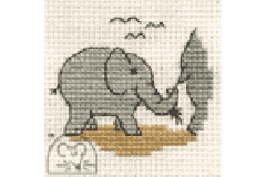 Mouseloft - Stitchlets - Baby Elephant (Cross Stitch Kit)