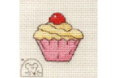 Mouseloft - Stitchlets - Cupcake (Cross Stitch Kit)