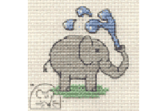 Mouseloft - Stitchlets - Playful Elephant (Cross Stitch Kit)