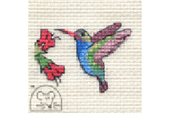 Mouseloft - Stitchlets - Hummingbird (Cross Stitch Kit)