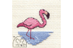 Mouseloft - Stitchlets - Flamingo (Cross Stitch Kit)