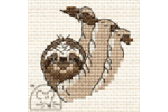 Mouseloft - Stitchlets - Sloth (Cross Stitch Kit)
