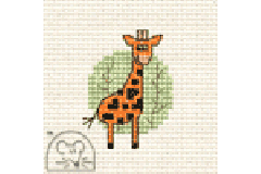 Mouseloft - At the Zoo - Giraffe (Cross Stitch Kit)