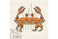 Mouseloft - By The Seaside - Crab (Cross Stitch Kit)
