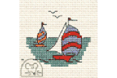 Mouseloft - By The Seaside - Yacht Race (Cross Stitch Kit)