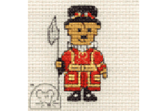 Mouseloft - Images of Britain - Beefeater Teddy (Cross Stitch Kit)
