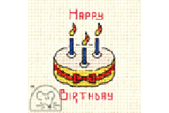Mouseloft - Stitchlets for Occasions - Birthday Cake (Cross Stitch Kit)