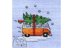 Mouseloft - Stitchlets for Christmas - Camper Van Collecting Tree (Cross Stitch Kit)