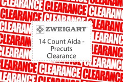 Zweigart Aida - 14 Count - Precuts - Clearance