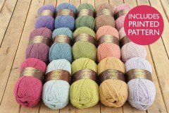 Attic24 - Hydrangea Blanket (Stylecraft Yarn Pack)