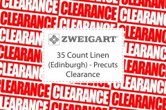 Zweigart Evenweave Linen - 35 Count (Edinburgh) - Precuts - Clearance