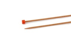 KnitPro Single Point Knitting Needles - Basix Beech - 25cm (3mm)