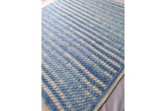 Crocheted with Honey (Amy Perry) - Baby Blue Block Stitch Baby Blanket Yarn Pack (Yarnsmiths Play Baby DK & Yarnsmiths Create DK)