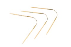 Addi CraSyTrio Double Point Knitting Needles - Bamboo  - 24cm (3.25mm)