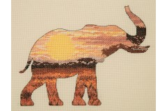 Anchor - Maia Collection -  Elephant Silhouette (Cross Stitch Kit)