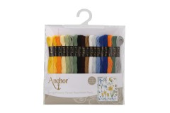 Anchor - Stranded Cottons Assortment Pack - Spring Flowers - 18 Skeins (Stranded Cotton)