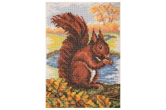 Anchor - Starter Kit - Red Squirrel (Cross Stitch Kit)