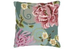 Anchor - Floral Swirl in Green Cushion (Tapestry Kit)