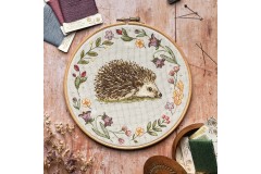 Linen Meadow Collection - Hedgehog (Cross Stitch Kit)