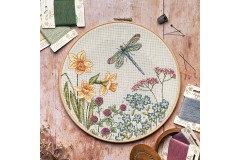 Linen Meadow Collection - Dragonfly (Cross Stitch Kit)