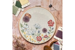 Linen Meadow Collection - Meadow Mouse (Cross Stitch Kit)