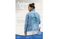 Anchor - Eye Denim Jacket Embroidery Pattern (Downloadable PDF)