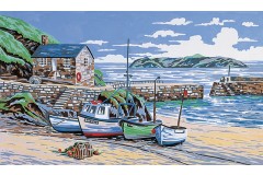 Anchor - Mullion Cove, Cornwall (Tapestry Kit)