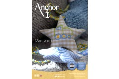 Anchor - Star Train Embroidery Pattern (Downloadable PDF)