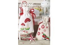 Anchor -  Toadstool Pair Gift Sack and Circles Gift Sack Cross Stitch Chart (Downloadable PDF)
