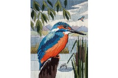 Derwentwater Designs - Birds - Kingfisher (Long Stitch Kit)