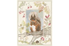 Derwentwater Designs - Red Squirrel (Cross Stitch Kit)