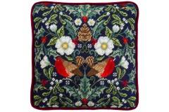 Bothy Threads - Winter Robins  (Printed Tapestry Kit)