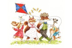 Bothy Threads - Let's Fly a Kite (Cross Stitch Kit)
