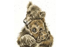 Bothy Threads - Bear Hugs (Cross Stitch Kit)