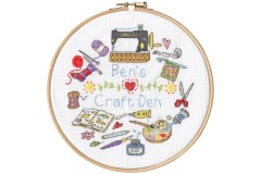 Bothy Threads -  My Craft Den (Cross Stitch Kit)