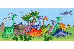 Bothy Threads - Dinosaur Fun (Cross Stitch Kit)