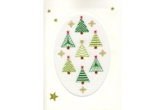 Bothy Threads - Christmas Cards - Christmas Forest (Cross Stitch Kit)