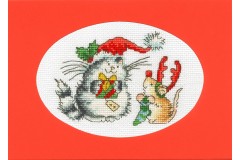 Bothy Threads - Secret Santa (Cross Stitch Card Kit)
